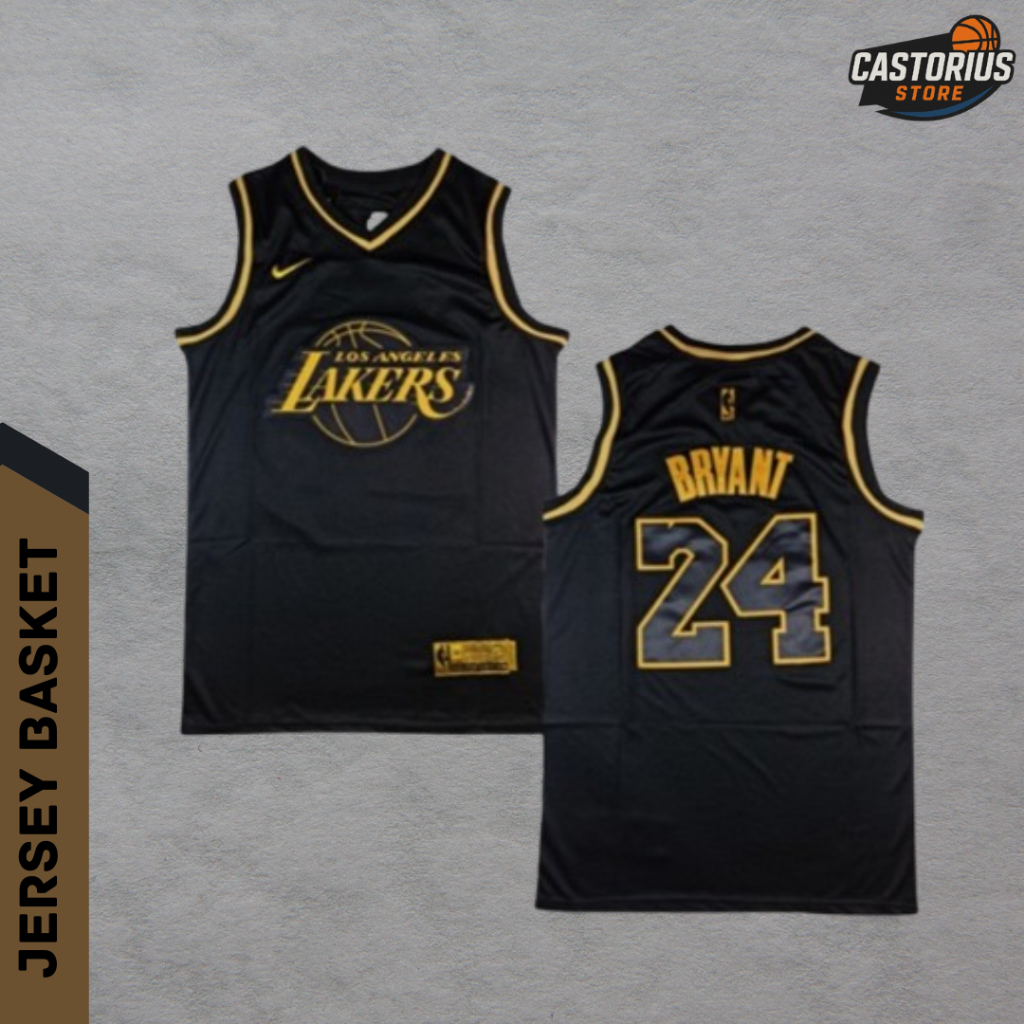 Baju Jersey Basket Swingman NBA Kobe Bryant LA Lakers Black Diamond - BLACK DIAMOND LAKERS KOBE BRYA