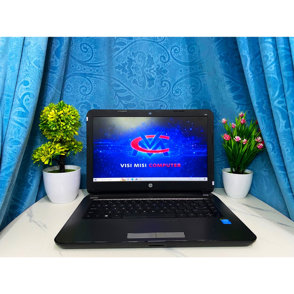 Laptop HP 240 G3 Second | CORE I3-4005U | RAM 8GB | SSD 128GB + HDD 500GB | Siap Pakai