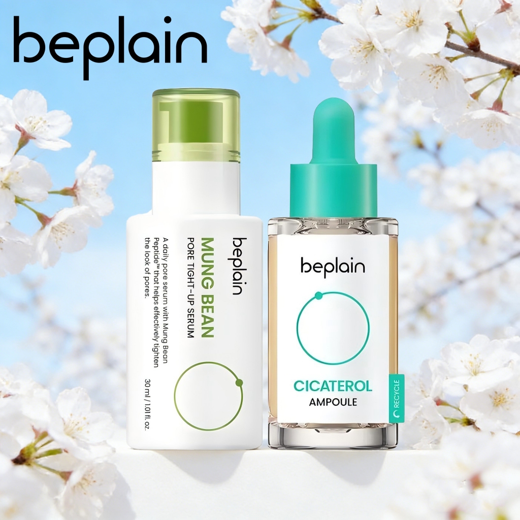 BEPLAIN Cicaful Ampoule 30ml/Beplain Mung Bean Pore Tight Up Serum 30ml