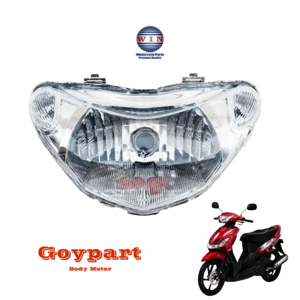 LAMPU DEPAN REFLEKTOR MIO SPORTY MILO SMILE 2008 2009 2010 2011 WIN