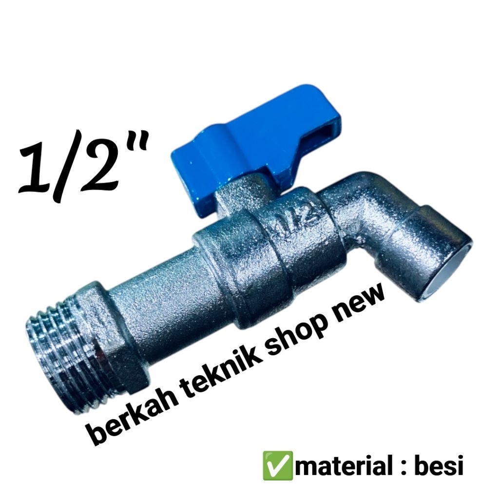 KRAN AIR TEMBOK (pendek / cebol) siltip kran cuci piring taman