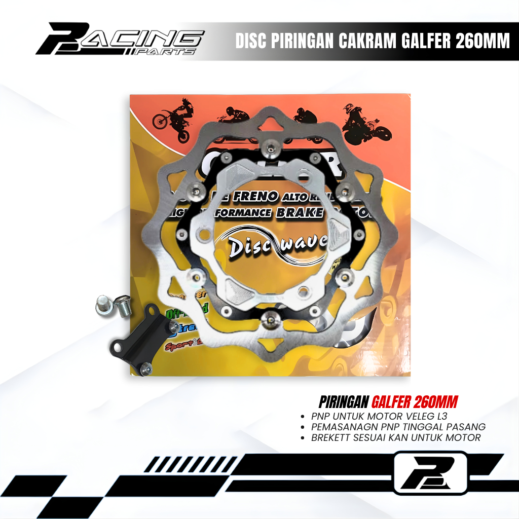 Galfer Aerox Piringan Cakram Disc 260mm 3 Lubang NMAX Motor Motor