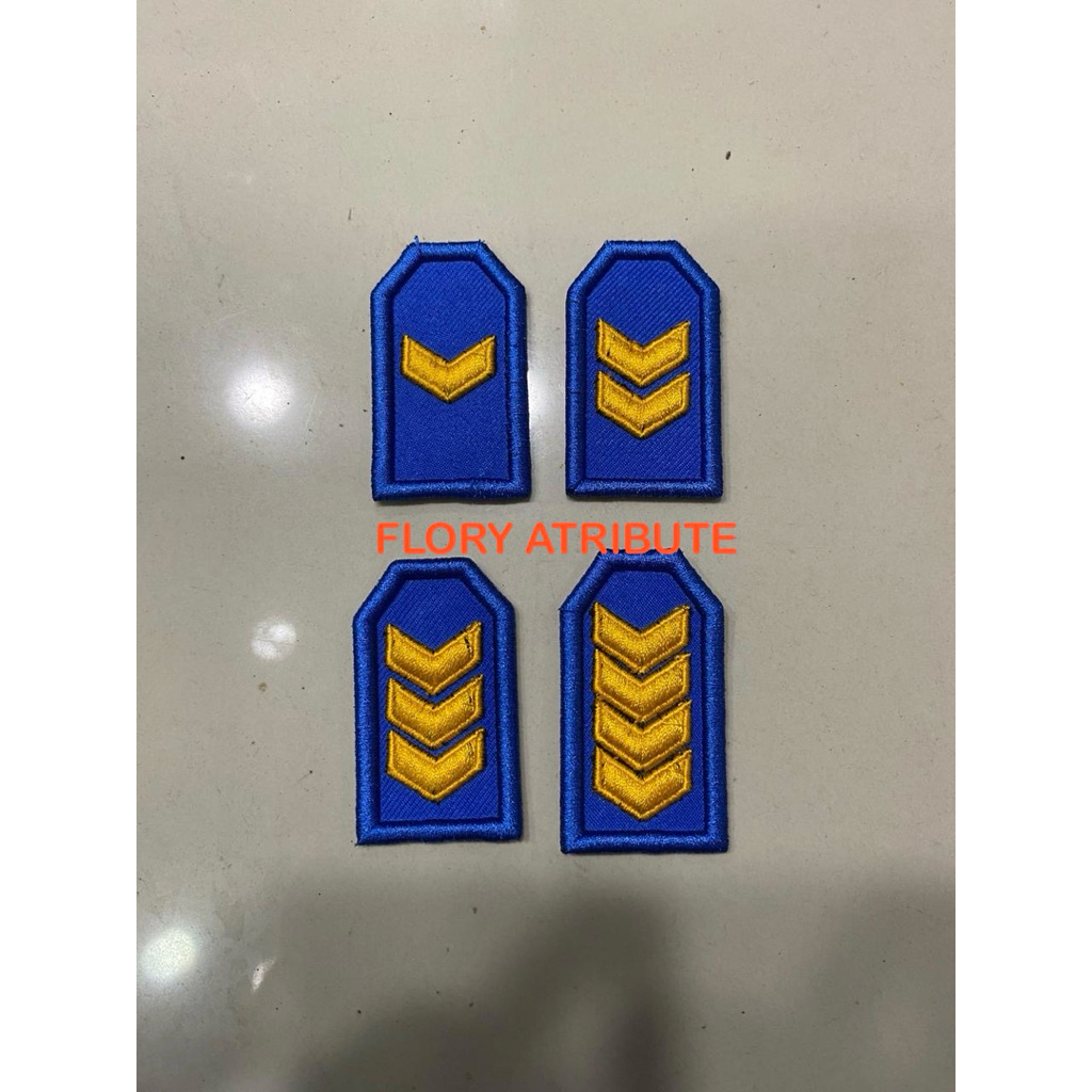 PANGKAT KERAH SERAGAM DISHUB BORDIR TIMBUL GOLONGAN II