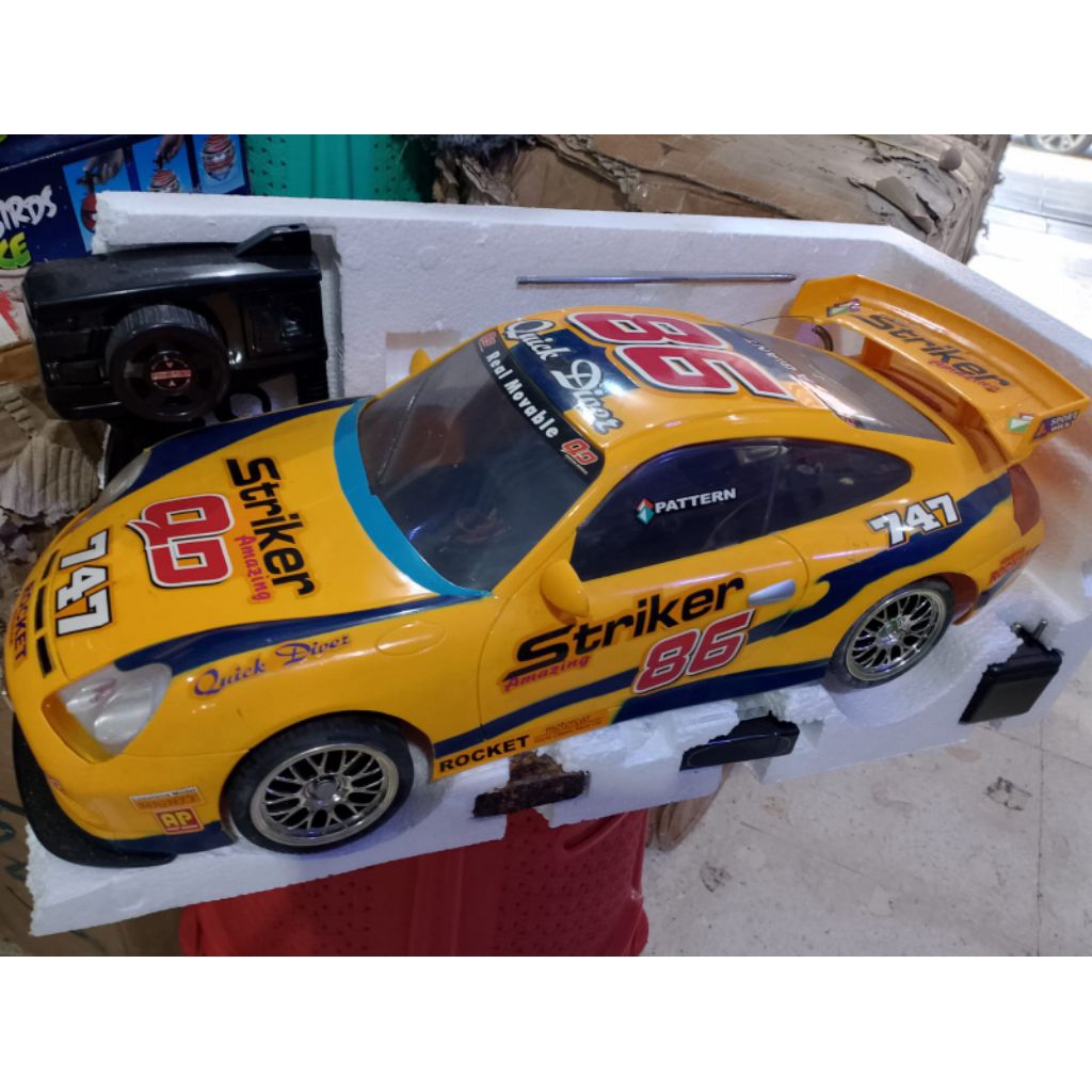 RC Mobil Remote Control Porsche 911 Skala 1:10 Hard Body