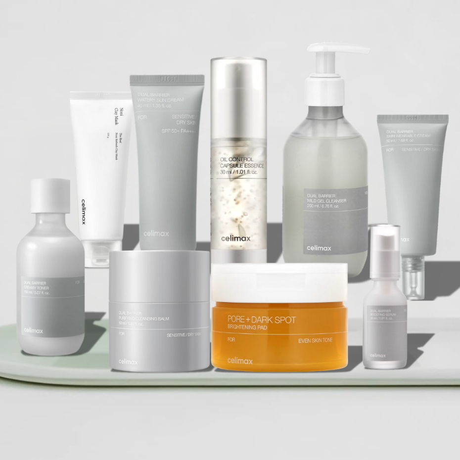 Celimax Full Range - Eye cream / serum / toner / cotton pads / facial cleanser / makeup remover / fa