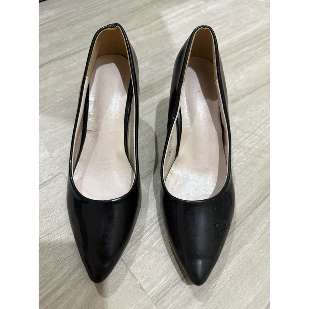 Sepatu Wanita Heels Hitam Size 36 (heels 5cm)