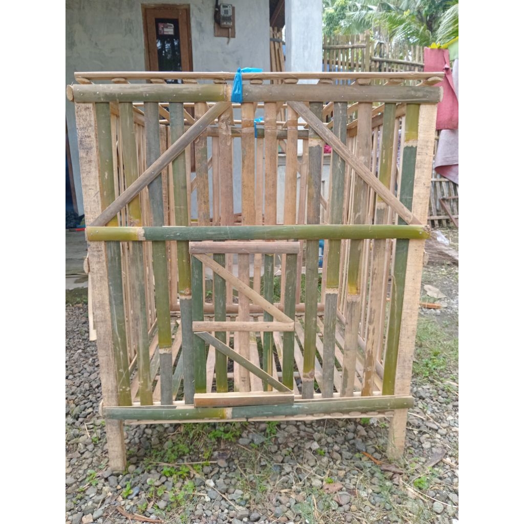 kandang ayam bambu rakitan