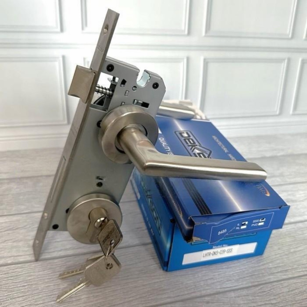 Handle Lock Set Pintu Kayu/Alumunium LHTR 0039 Dekson / Gagang Pintu (Oval / Bulat) - LHTR 0039