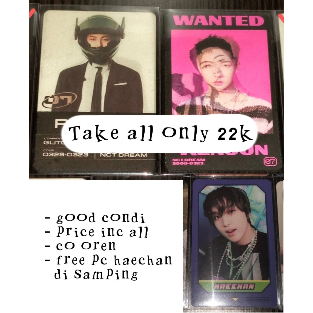 WTS Photocard Lenticular Official NCT Dream