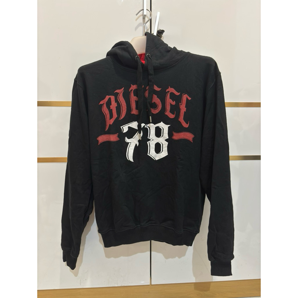 Jaket hoodie Diesel black