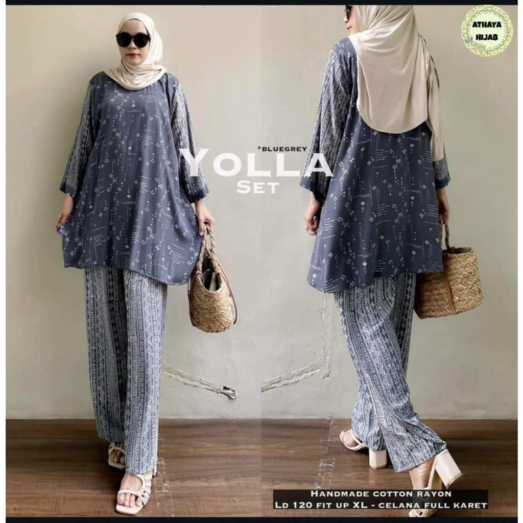 Pakaian Wanita HQ YOLLA SET From AtHAYA FASHION STORE
