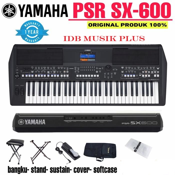 Paket Keyboard Yamaha PSR SX600 SX 600 Original