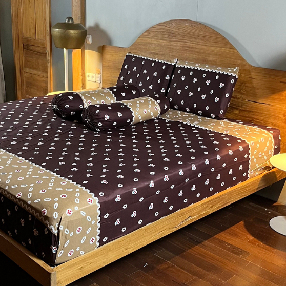 Sprei Tinggi 30 Cm 200x200 180x200 160x200 120x200 Jumputan Batik