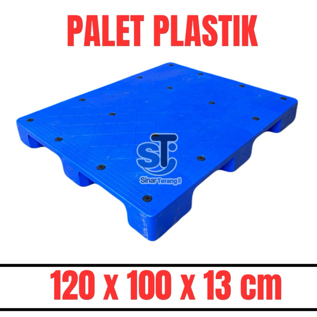 Palet Plastik Flat 120x100x13 cm