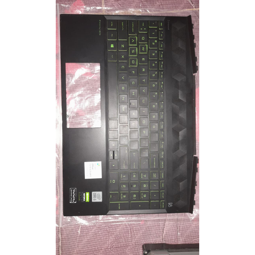 Palmrest plus Keyboard HP Pavilion Gaming 15 Copotan (Keyboard bonus)