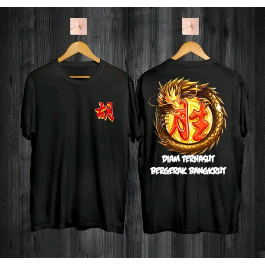 Kaos T-shirt MAHJONG GOLD Terbaru Kaos Distro Unisex