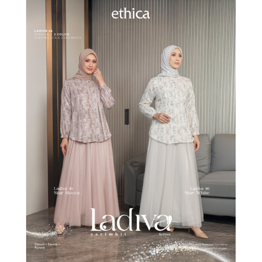 SETELAN ETHICA LADIVA 46 SETELAN ROK DAN ATASAN TERBARU