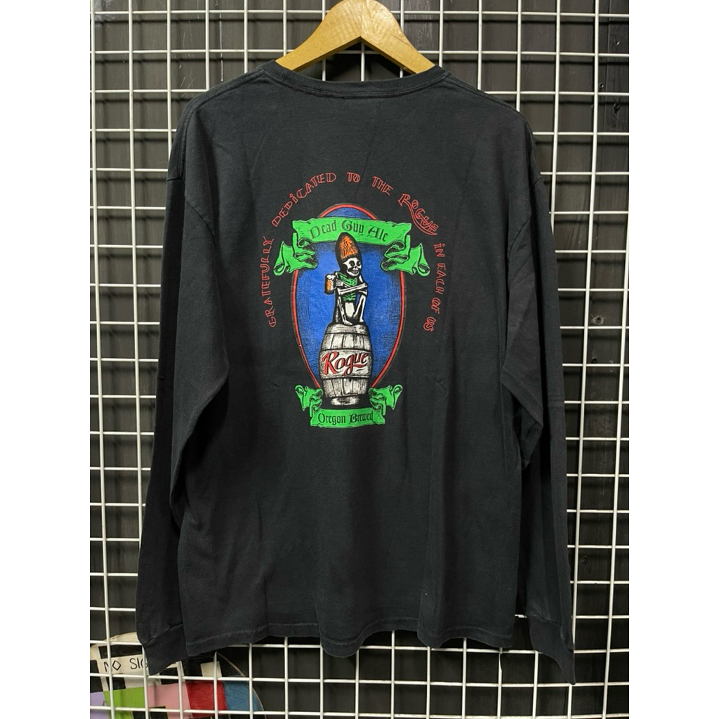 Kaos Vintage Longsleeve Rogue Beer Dead Guy Ale