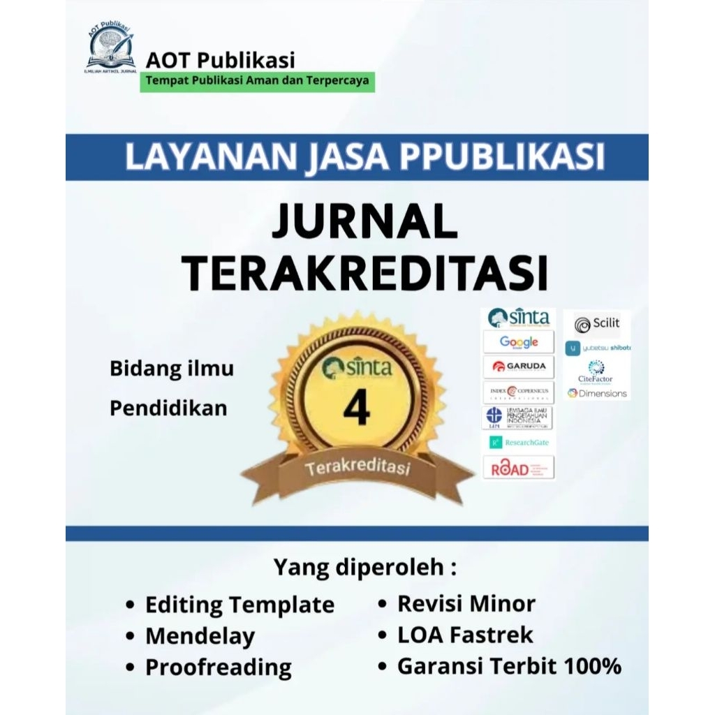 Publikasi Artikel Sinta 4 Pendidikan