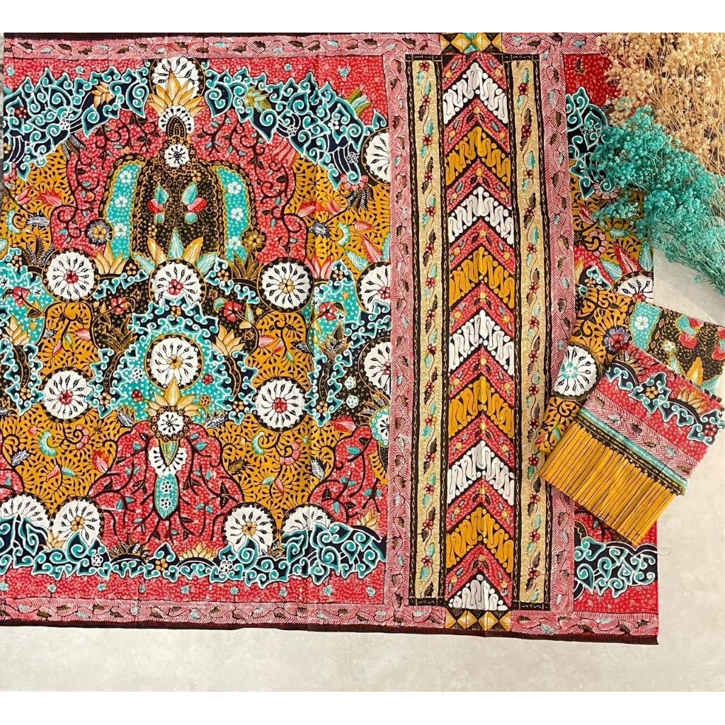 Kain Batik Tulis Sarimbit Keluarga Couple Motif Antikan Cirebonan Khas Trusmi Cirebon Bahan Katun