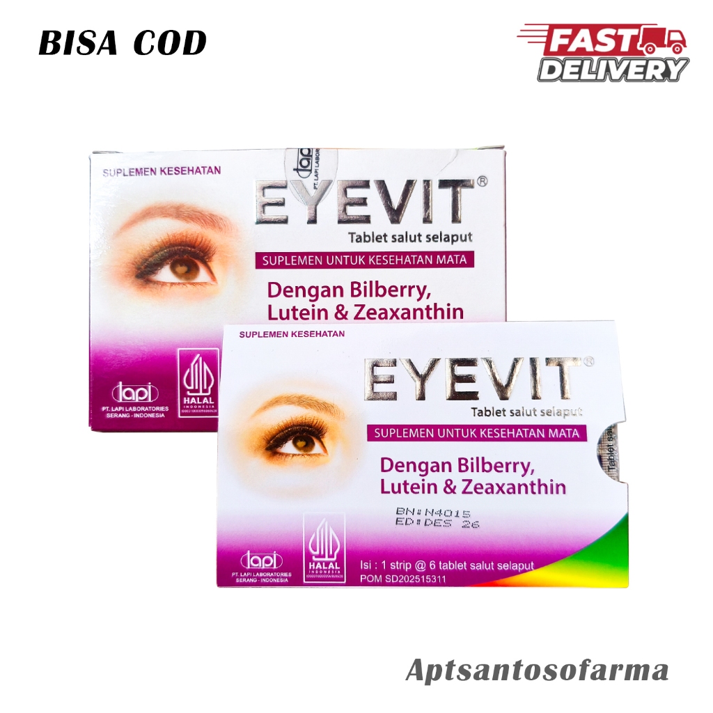 Eyevit Tablet Vitamin Mata | Suplemen Vitamin Mata Harian