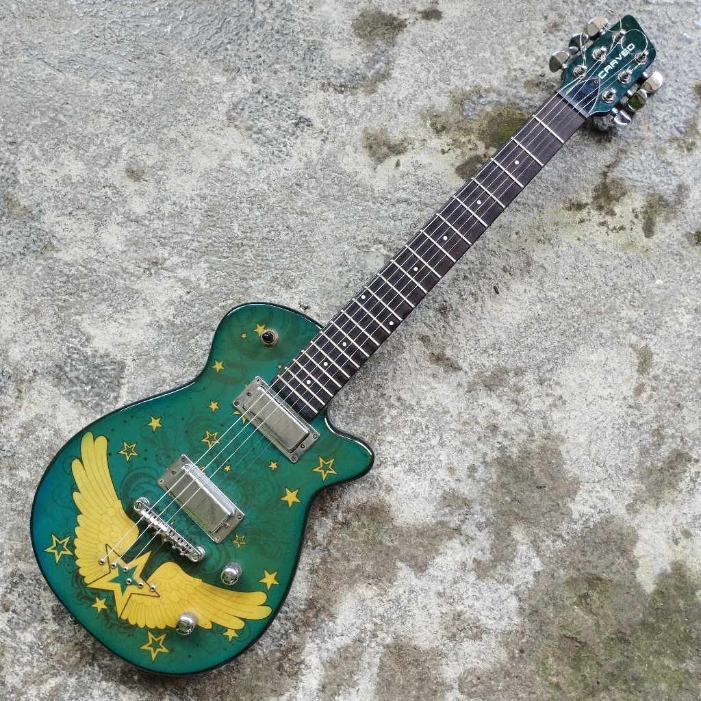 GITAR LISTRIK ORIGINAL CARVED 3/4 TRAVEL SECOND MURAH