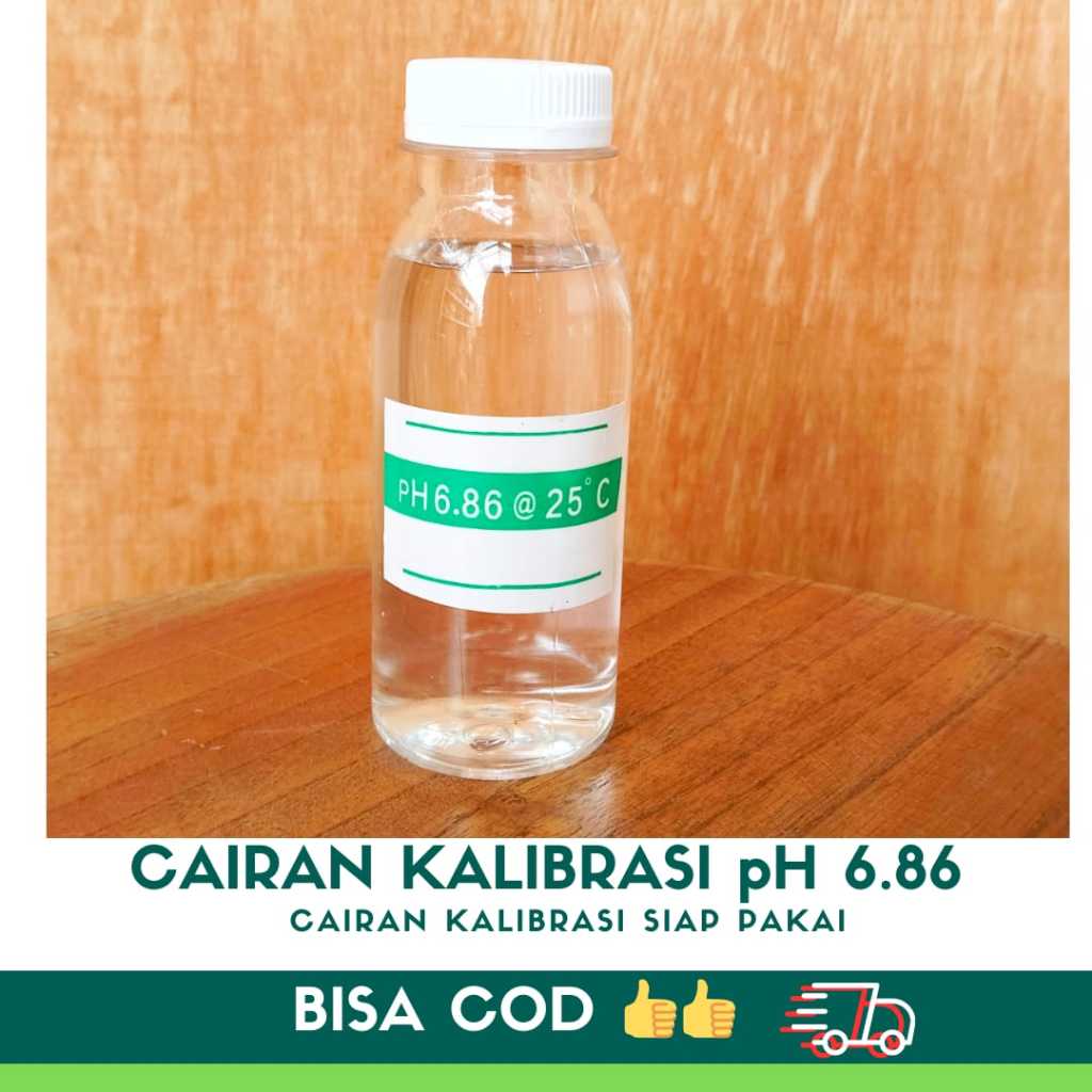 100ML CAIRAN KALIBRASI pH METER 6,86 SIAP PAKAI larutan kalibrasi alat laboratorium