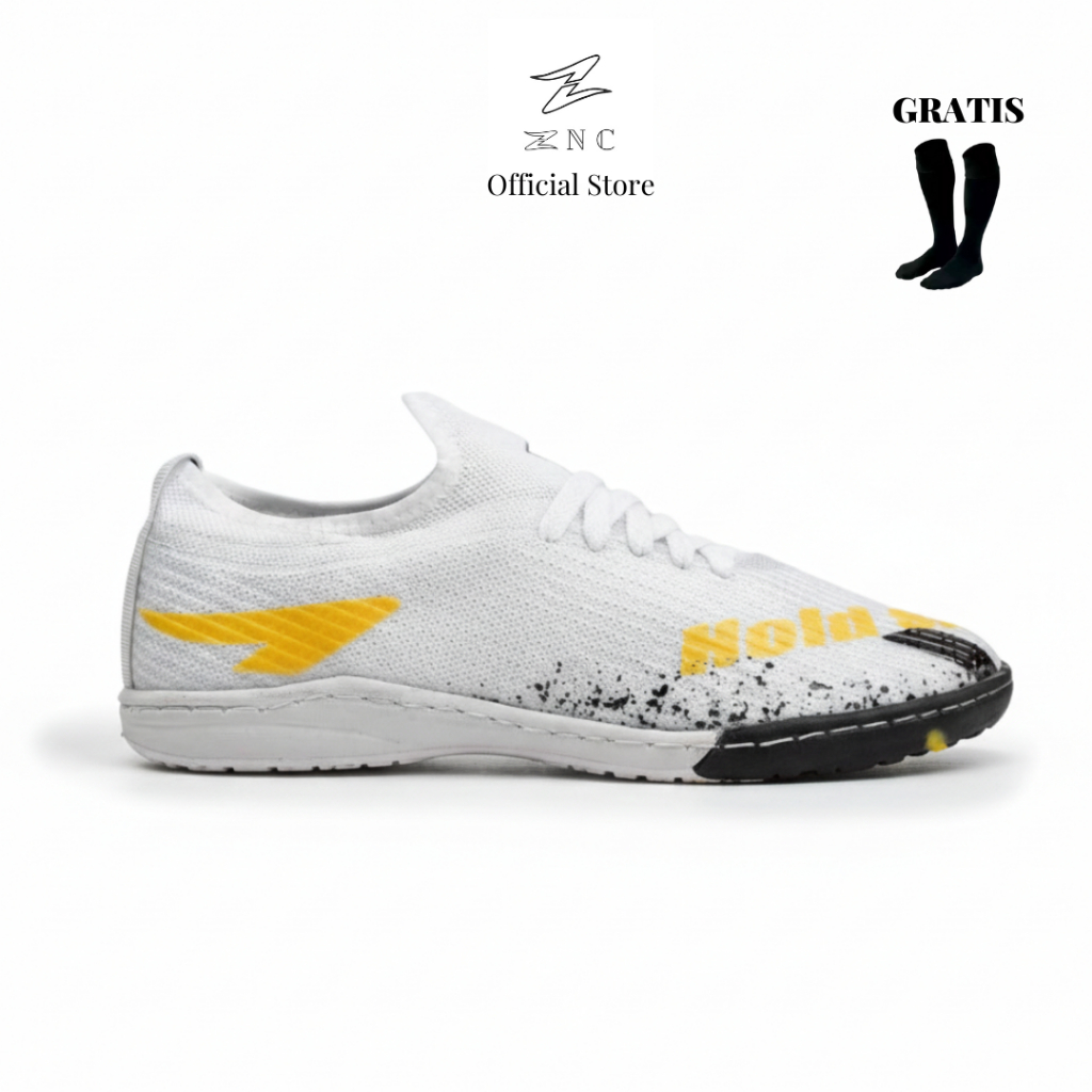 ZNC - Sepatu Futsal Pria Znc Racetrack 1Mini Soccer Semi Boots Original In - Free Kaos kaki