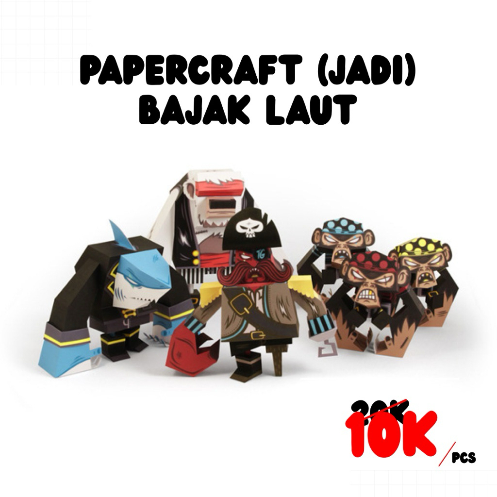 PAPERCRAFT JADI | PAJANGAN | MODEL BAJAK LAUT