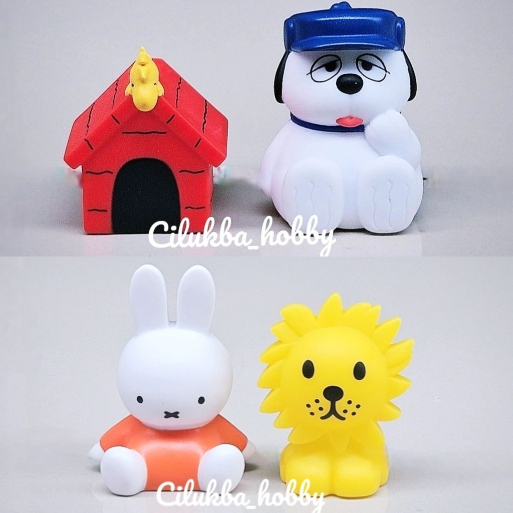 [NEW • SIAP KIRIM] PEANUTS SNOOPY MIFFY LION LIGHTS LAMP  •  ORIGINAL BANDAI.                       