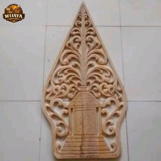 Gunungan Ukir Kayu Mentah Asli Jepara | Dekorasi Pernikahan Adat Jawa | Gunungan Pelaminan