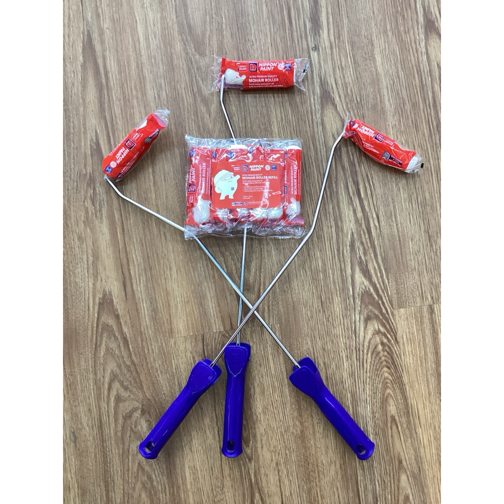 roll nippon mohair mini dan busa roll nippon mohair mini untuk cat minyak