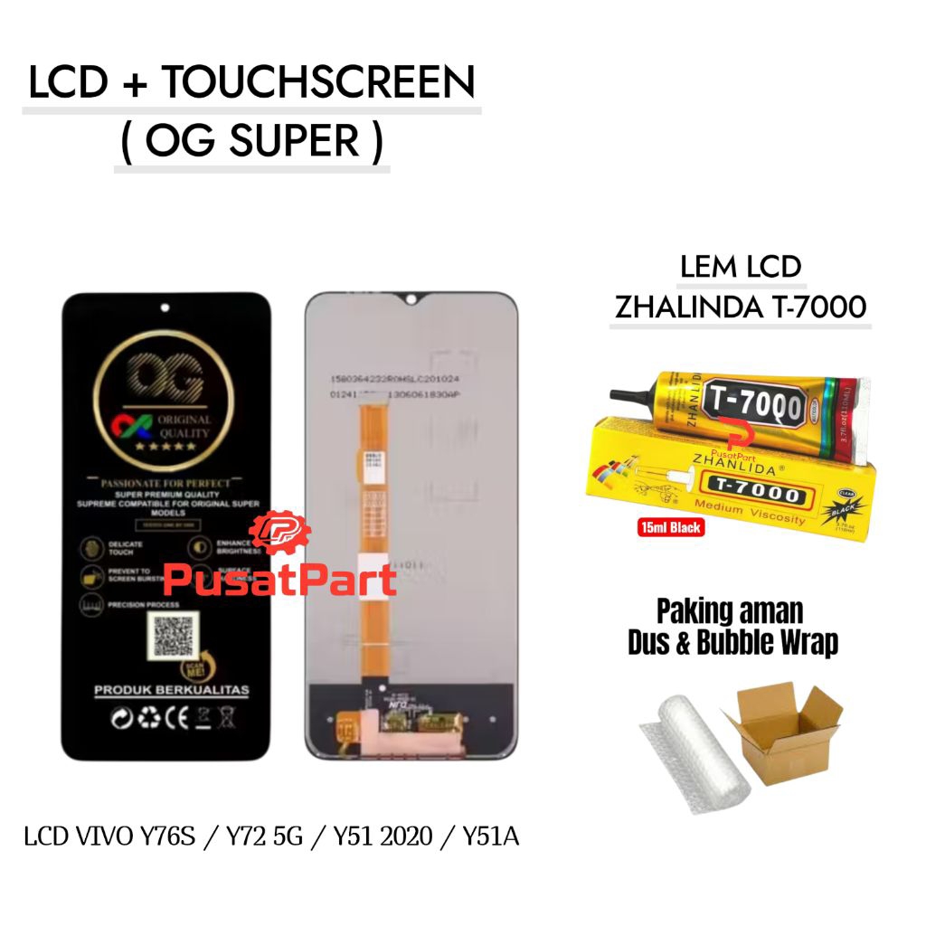 LCD VIVO Y51 2020 / Y51A ( OG SUPER )