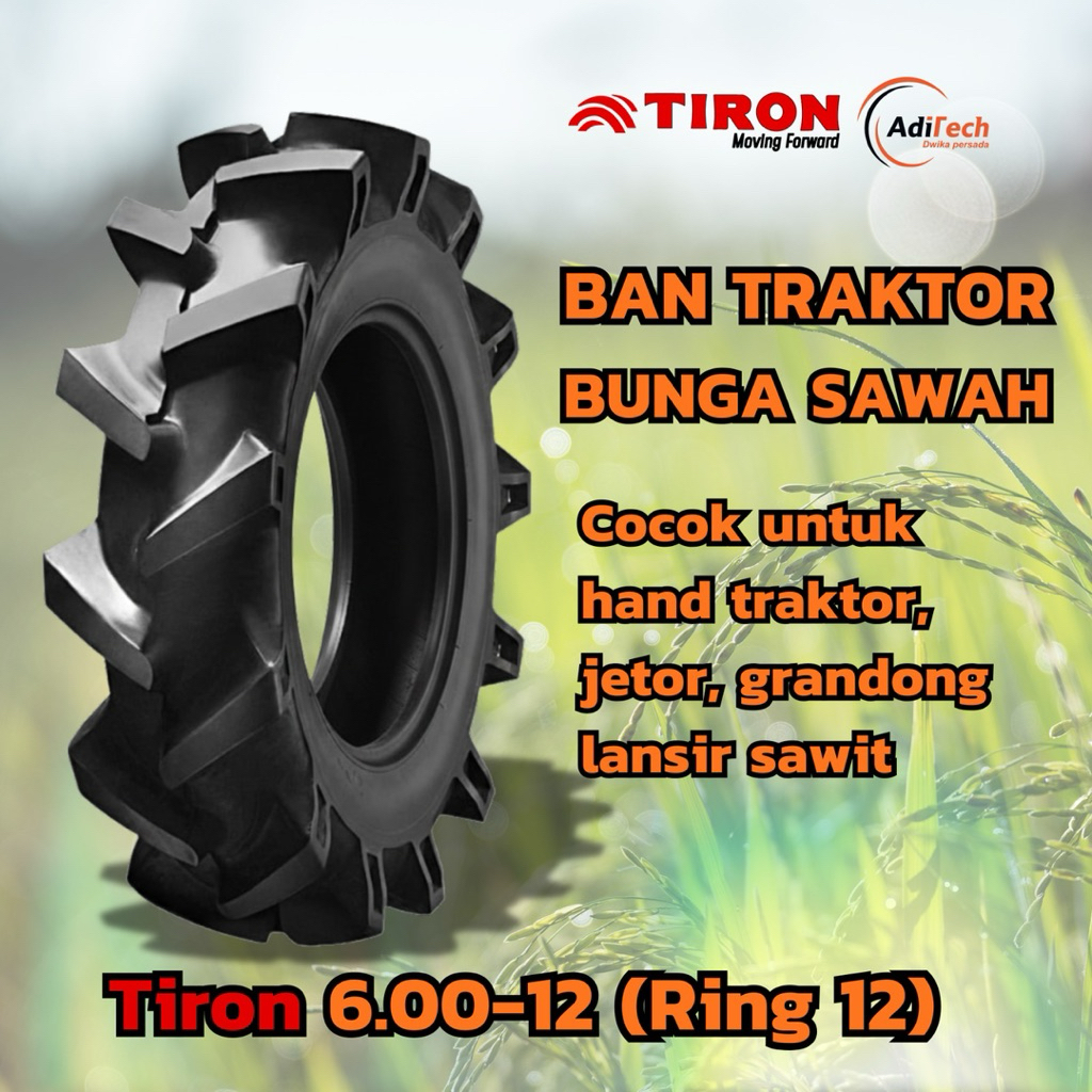 Ban Traktor Ukuran 600-12 (Ring 12) Cocok untuk Traktor dan Viar