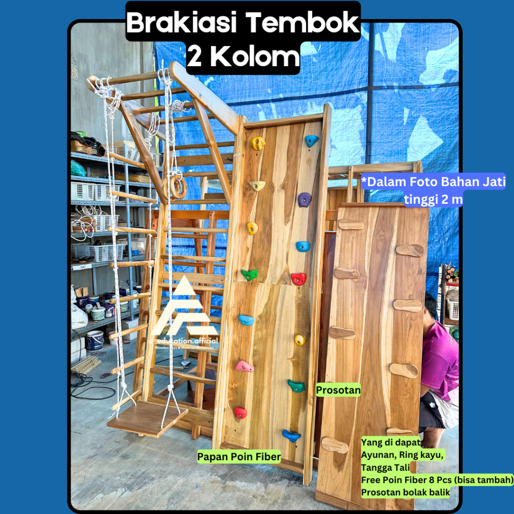 brakiasi dinding 2 kolom wall bar