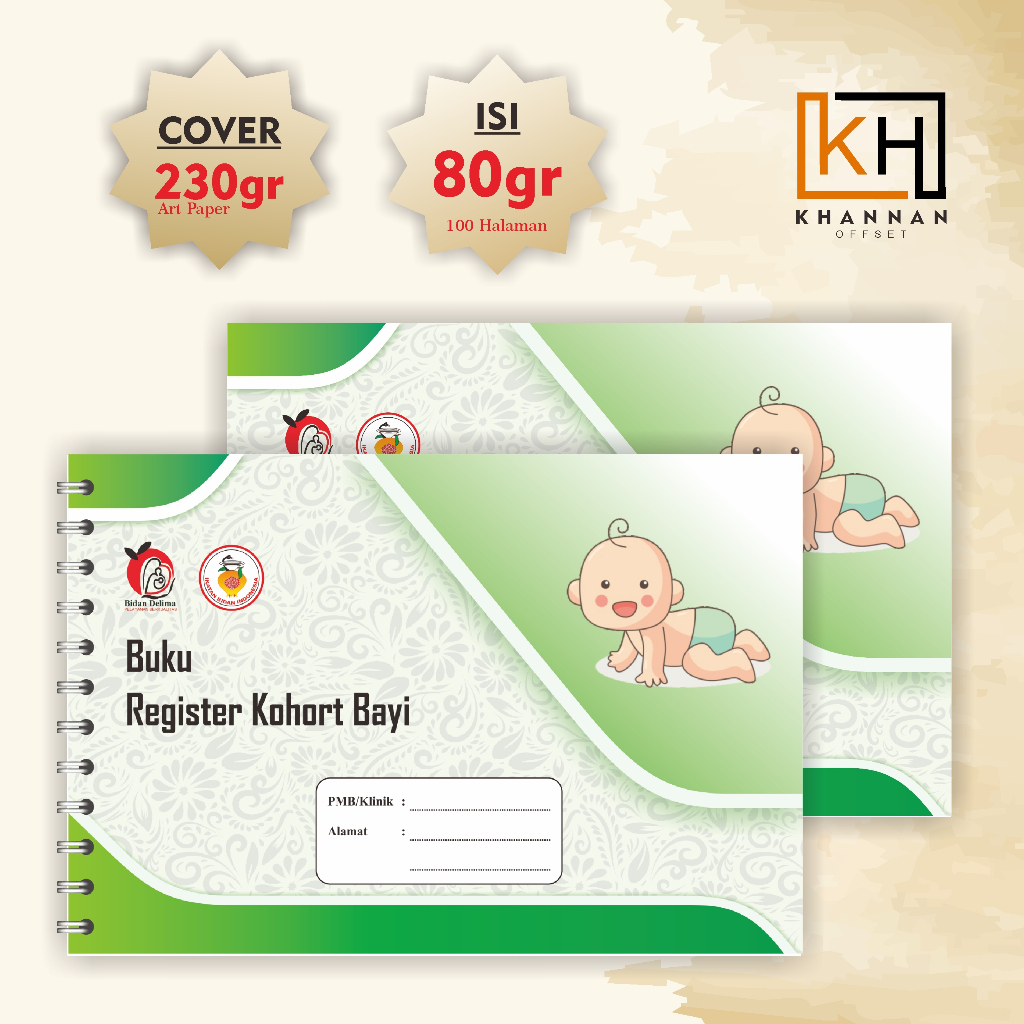 Buku Register Kohort Bayi F4