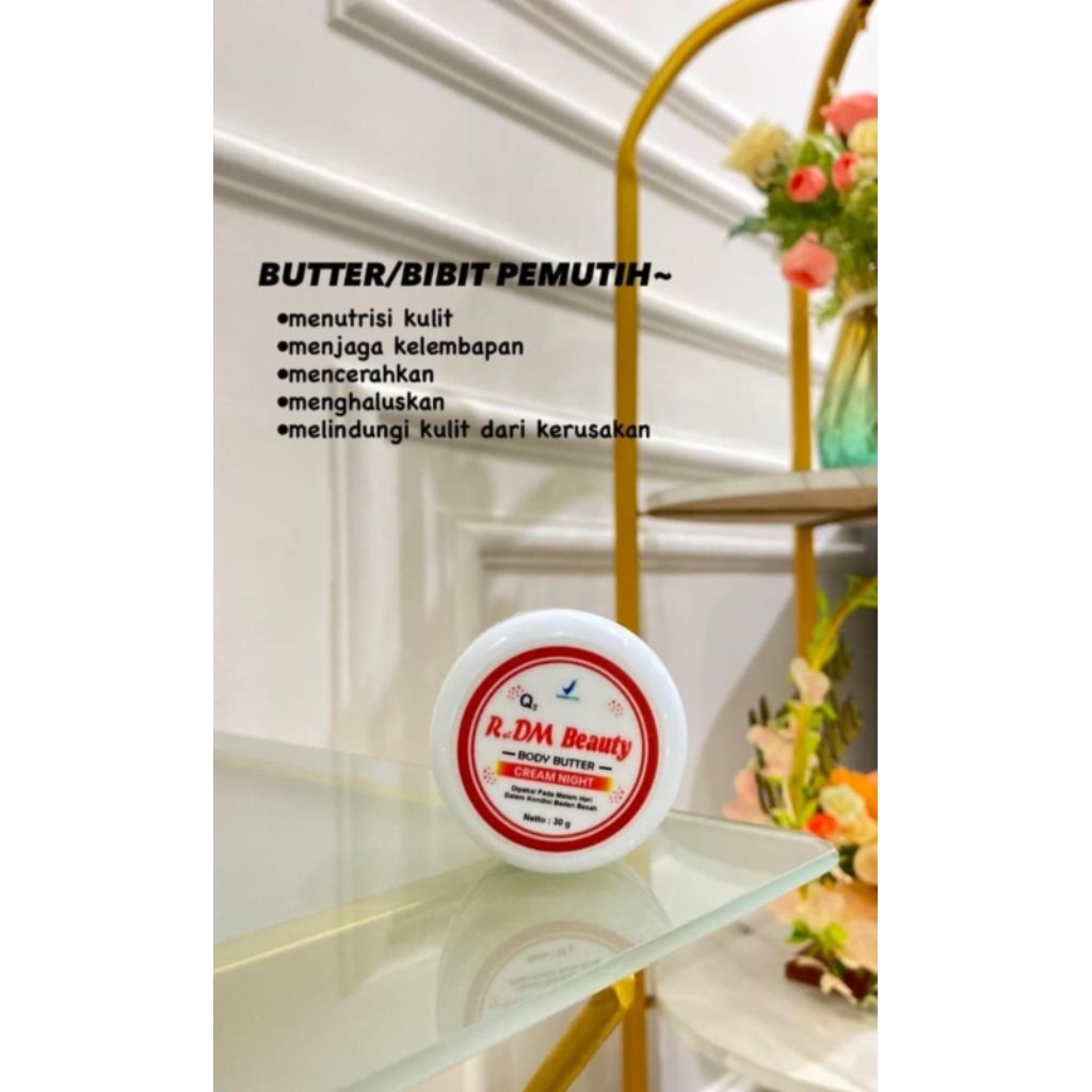 READY Q2 RDM BEAUTY ORIGINAL BPOM Butter Rdm biput pemutih badan