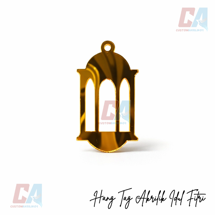Tag Hampers Akrilik Hang Tag Eid Mubarak Acrylic Tag Lebaran Hang Tag Lebaran Hampers Lebaran