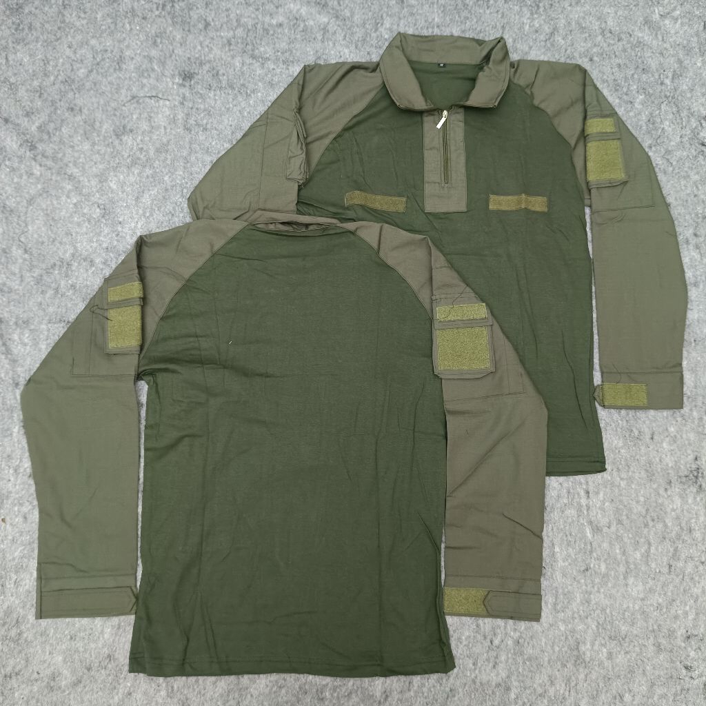 Kaos BDU Tactical Hijau Polos / Kaos Tactical / Kaos BDU