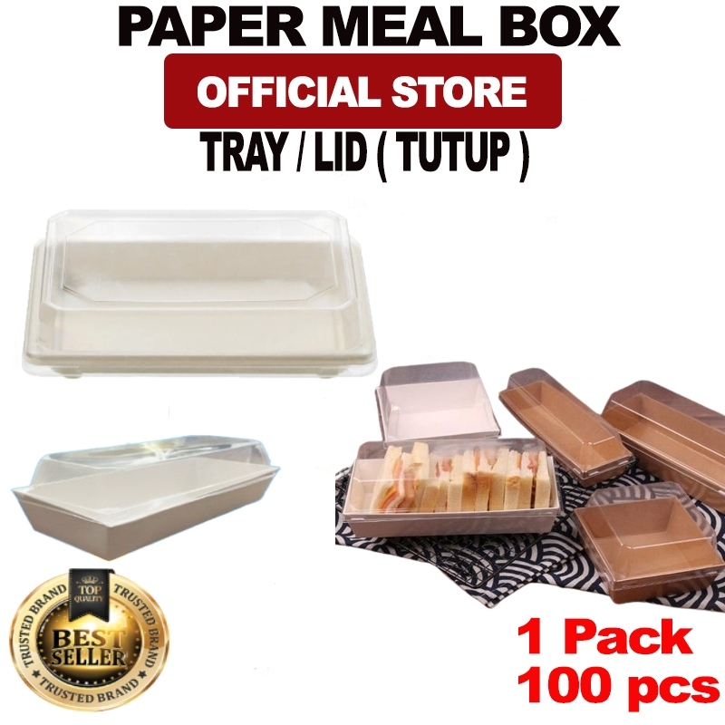 Paper Meal Box - Box Hotdog - Tray Meal | LID MEAL