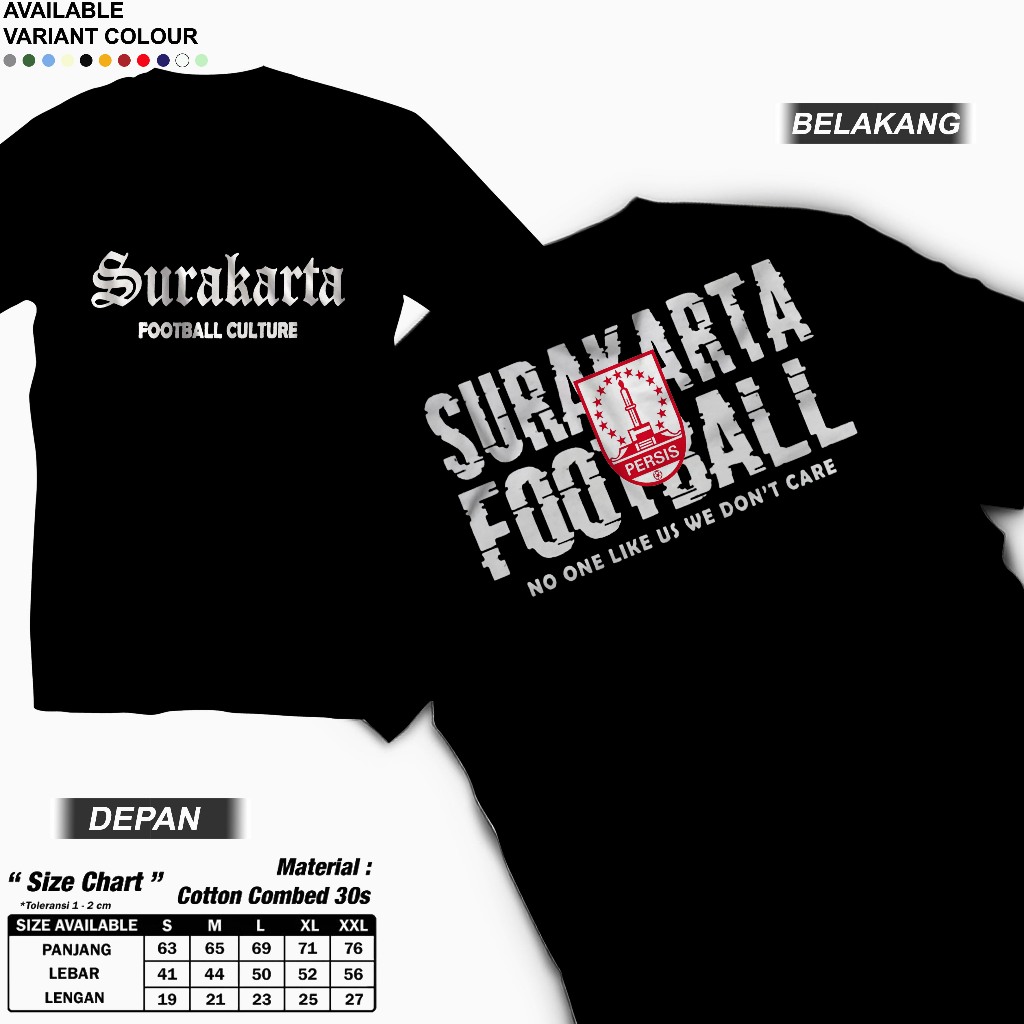 Kaos Surakarta Football Culture/Kaos Persis Solo