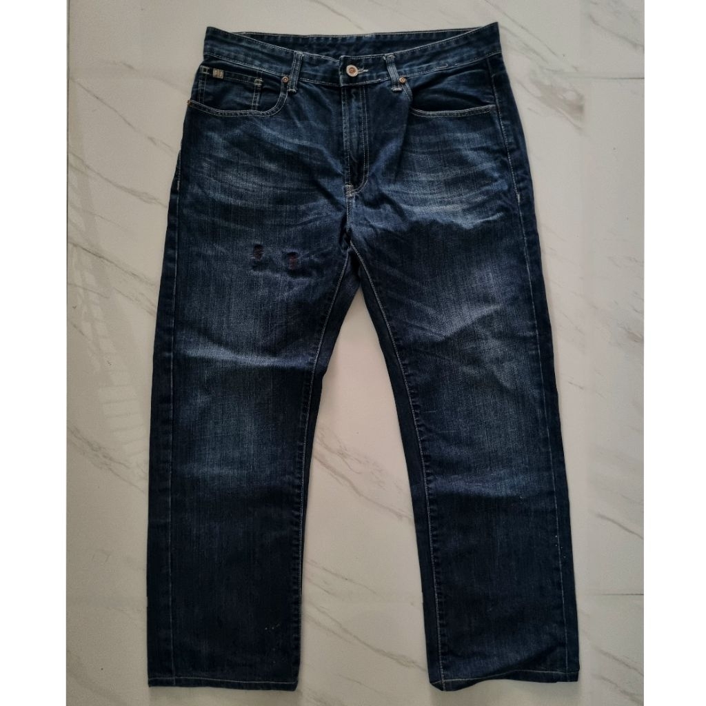 Celana Jeans Pria - Jeans Pria Fiory Original - Celana Denim Pria - Denim Biru - Preloved
