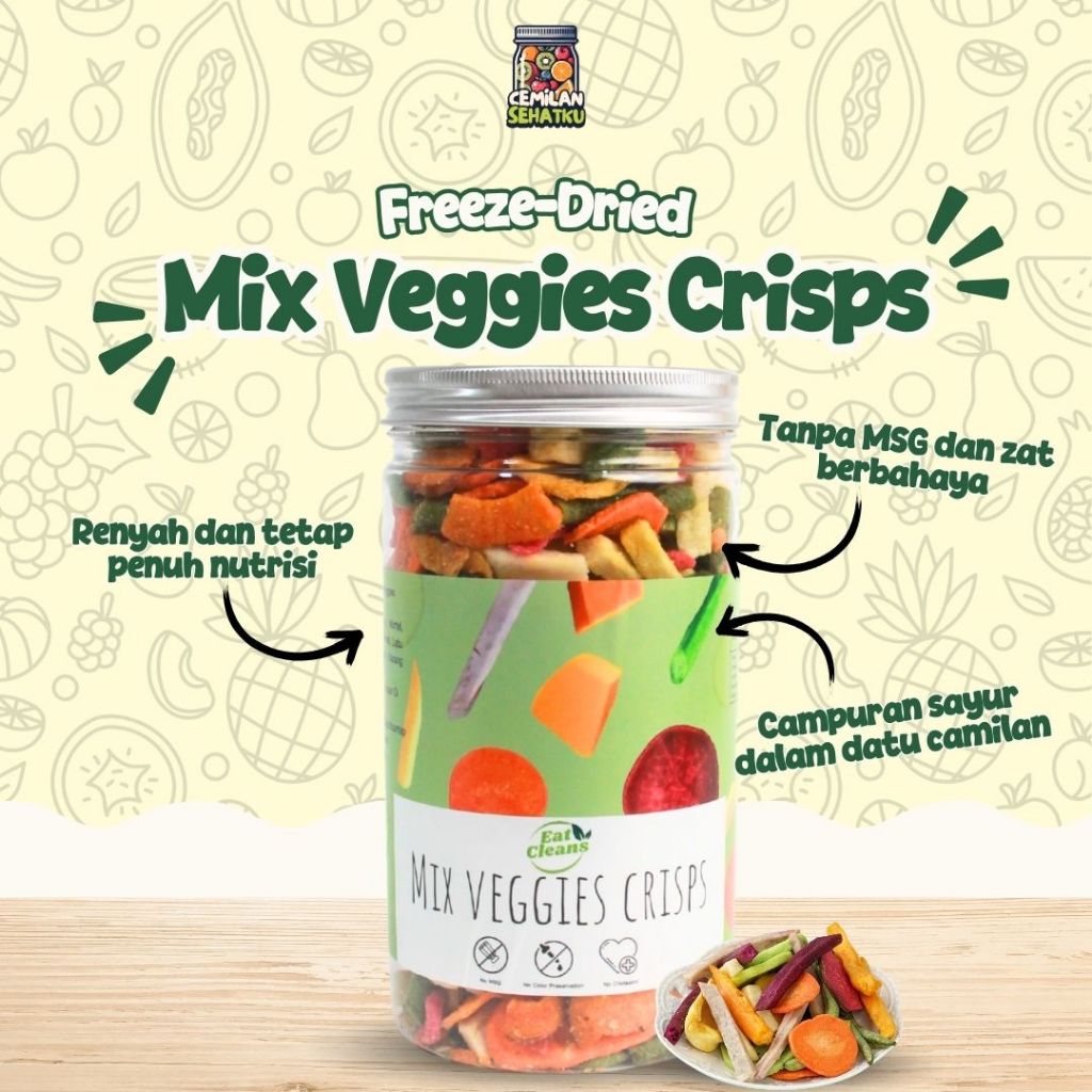 (HALAL) Dried vegetable and fruit | Cemilan Snack Sayur Buah Kering | Dried vegetable and fruit | Sn