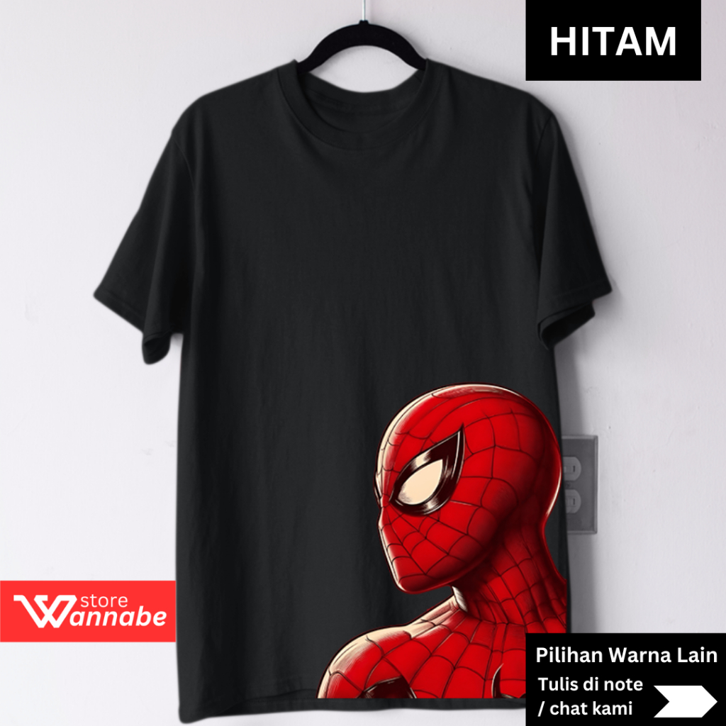 Kaos Superhero Spiderm4n Dewasa S–7XL Jumbo Big Size & Kaos Anak XS–XL (Usia 2–13 Tahun – Cotton Com