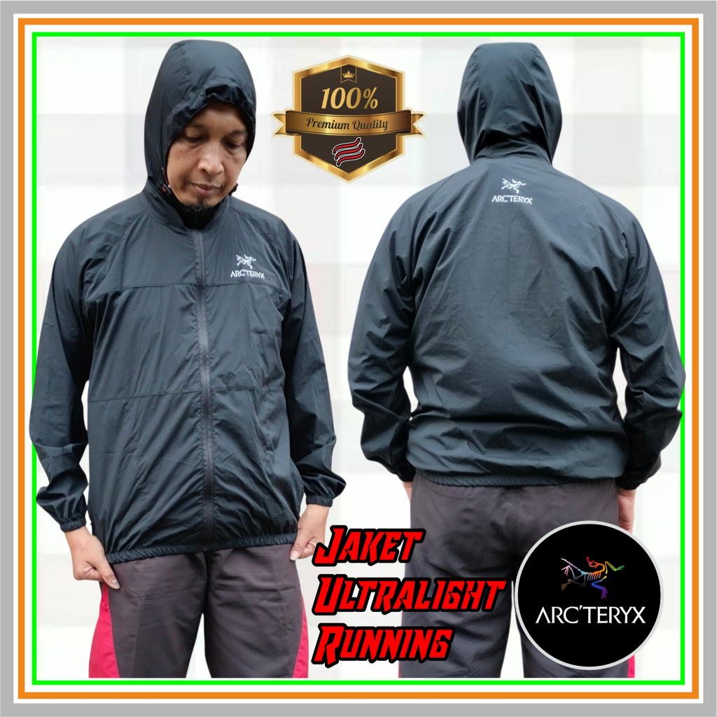 Jaket Running Ultralight ARC'TERYX - Jaket Gowes Lari Adventure - Jaket Lari Ultralight EDHERTO