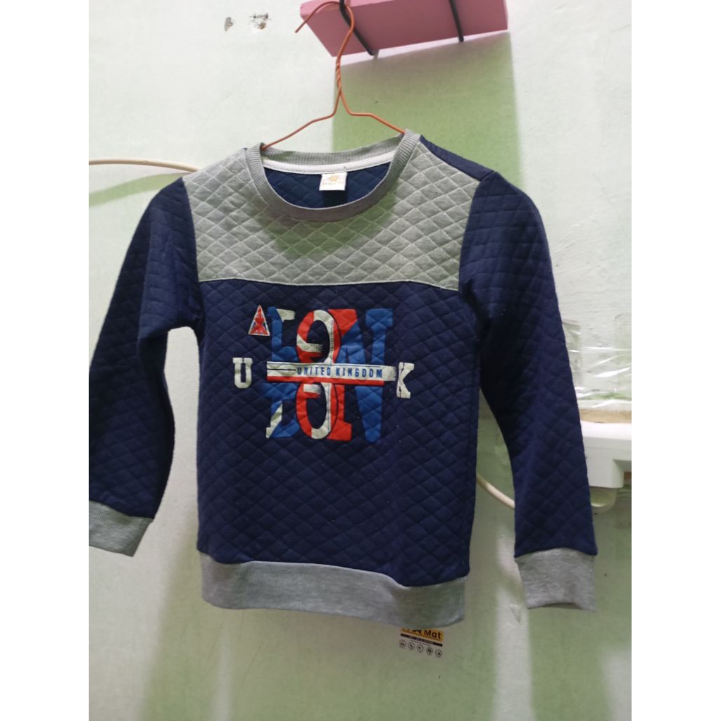 jaket sweater anak little m