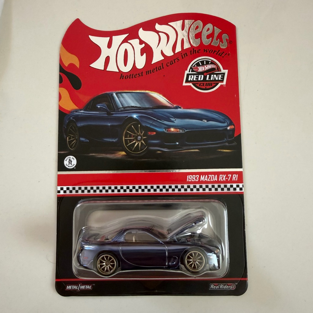 Hot Wheels Red Line Club (RLC) 1993 Mazda RX-7 R1 Blue