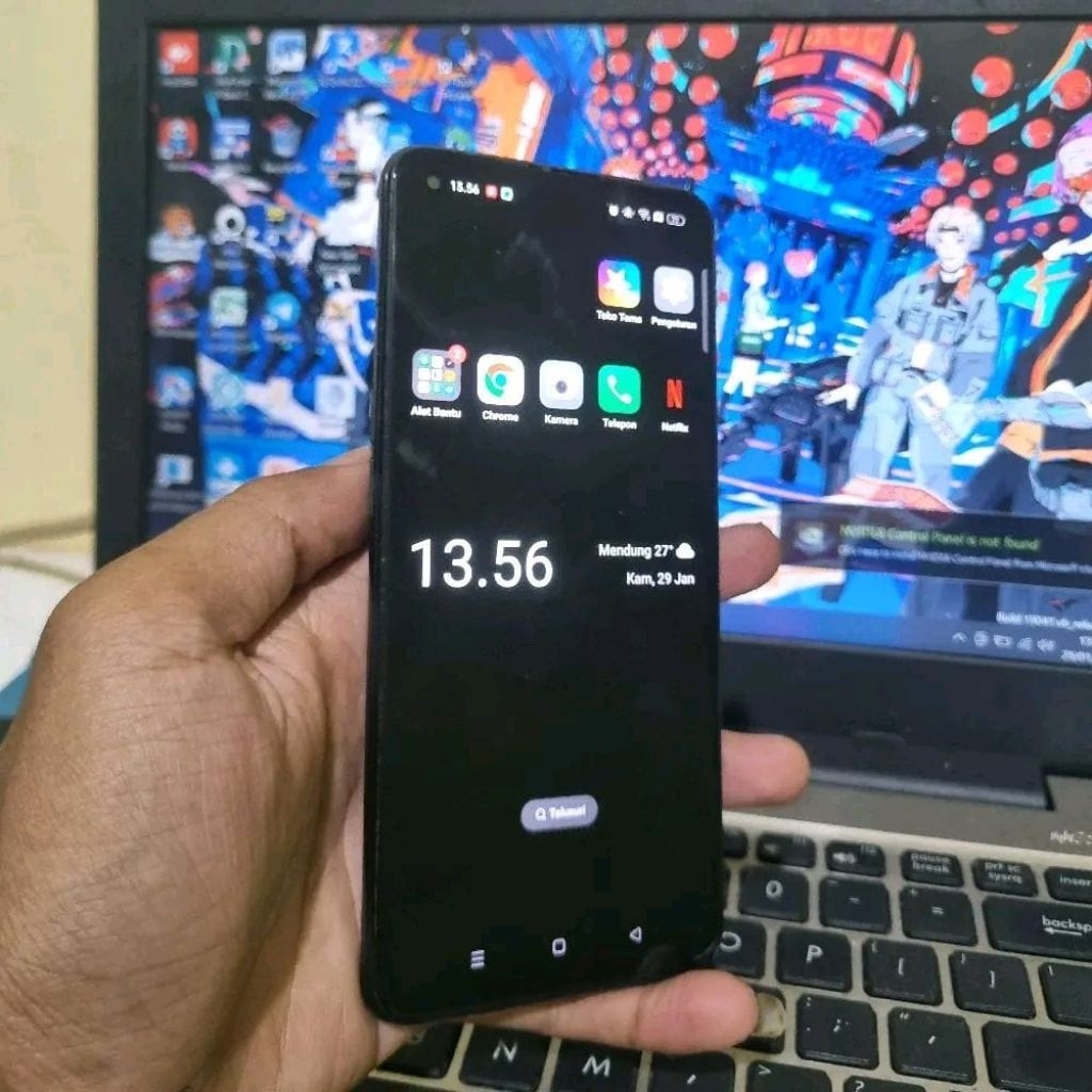 PONSEL FLAGSHIP OPPO RENO 5 4G CPH2159 RAM 8GB ROM 128GB