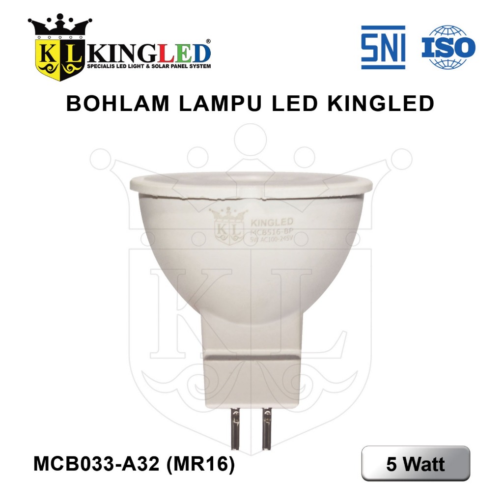 KINGLED Lampu Sorot Halogen COB LED 5 Watt / Bulb Halogen COB LED 5 Watt MR16 E27 GU10