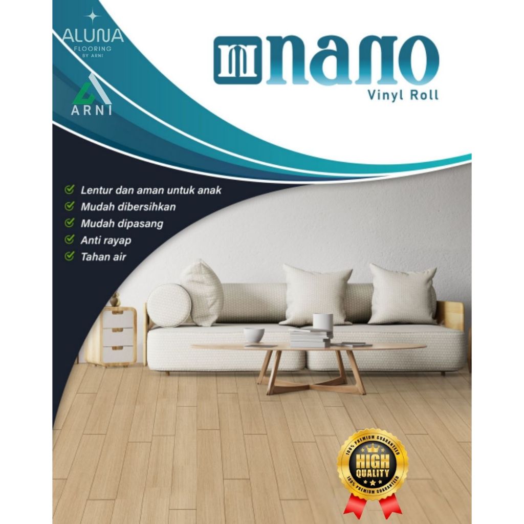vinyl roll NANO series tebal 2mm | vinyl flooring anti bakteri | lantai anti bakteri | vinyl roll ru